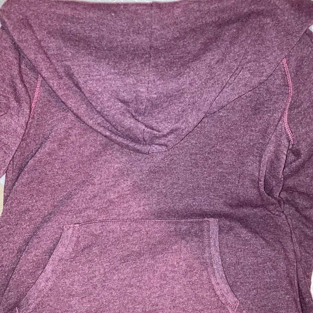 Long sleeve fleece hoodie